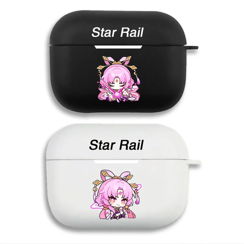 Original God - Cute Chibi Fu Xuan Emote Graphic Matte Silicone AirPods Case