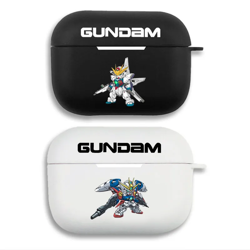 Gundam - Cute Chibi Wing Gundam Zero Custom Mecha Matte Silicone AirPods Case