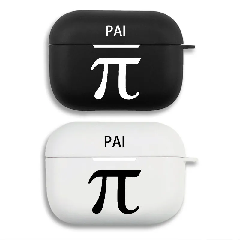 Mathematical Pi Symbol Pi Day Soft Silicone Airpods Case