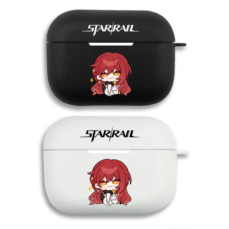 Original God - Cute Chibi Himeko Logo Matte Silicone AirPods Case