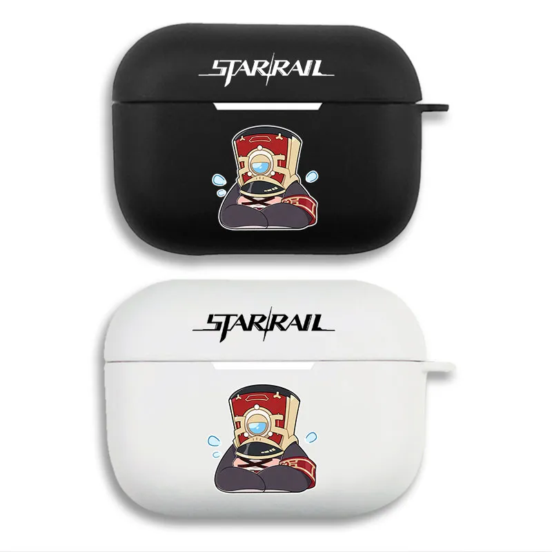 Original God - Cute Crying Chibi Pom-Pom Matte Silicone AirPods Case