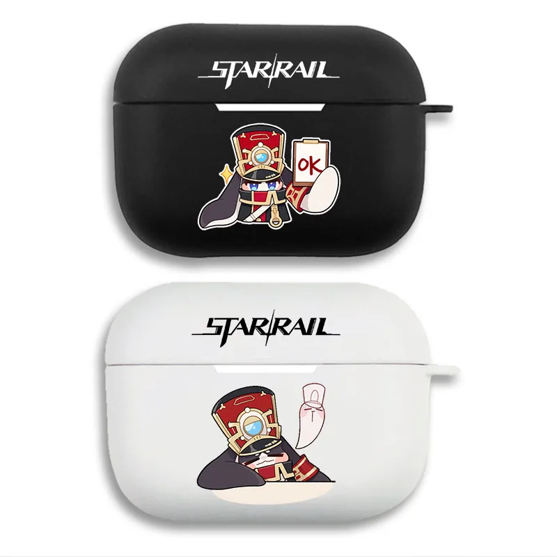 Original God - Cute Chibi Pom-Pom Conductor Logo Matte Silicone AirPods Case