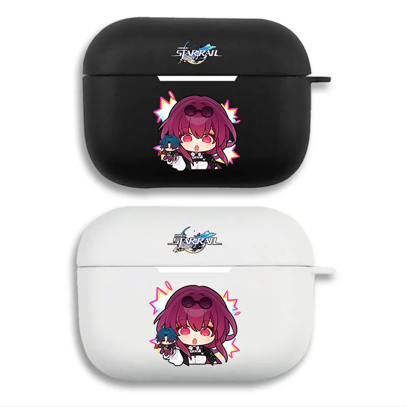 Original God Kafka & Blade - Cute Chibi Anime Meme Matte Silicone AirPods Case