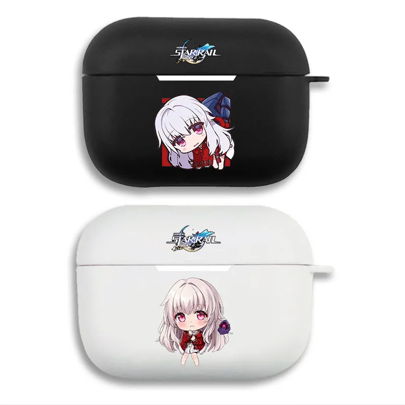 Original God Clara - Chibi Anime Character Matte Silicone AirPods Case