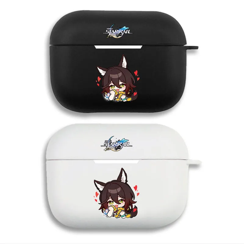 Original God Tingyun - Chibi Fox Girl Matte Silicone AirPods Case
