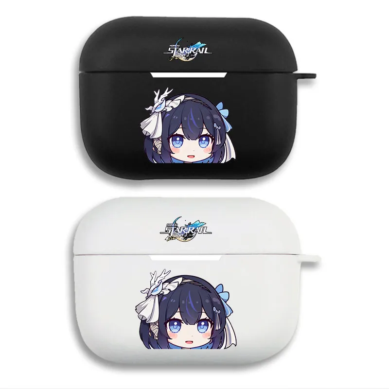 March 7th - Original God Chibi Graphic Print Matte Silicone AirPods Case