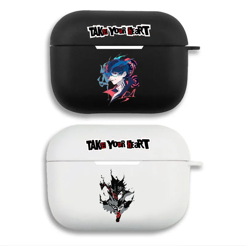Persona 5 Joker - Phantom Thieves Take Your Heart Matte Silicone AirPods Case