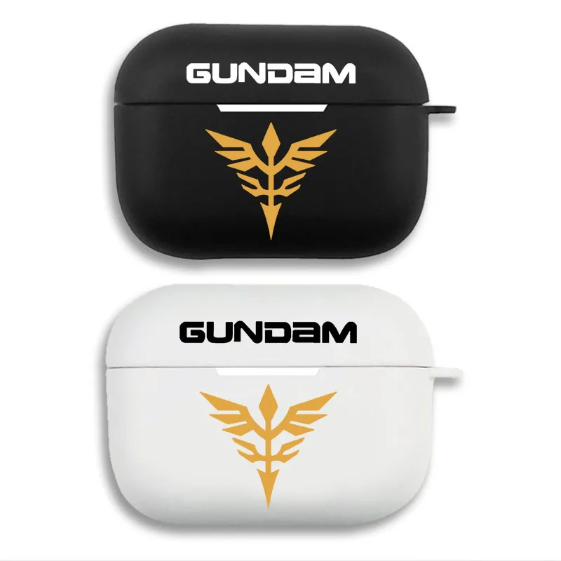 Gundam Zeon Emblem Crest Logo Graphic Matte Silicone AirPods Pro Case