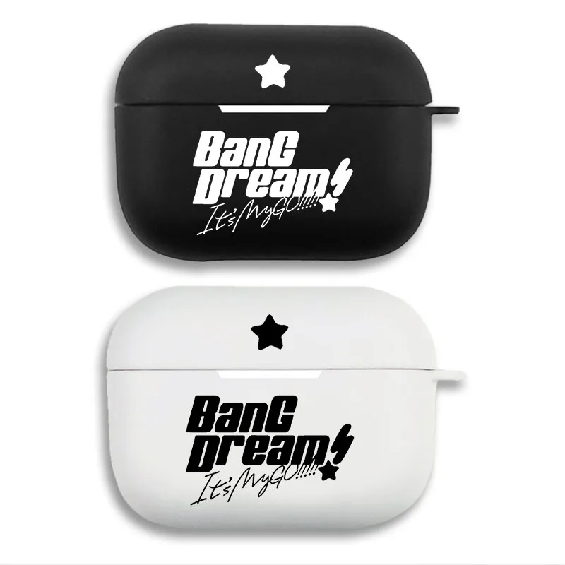 Bang Dream It's MyGO!!!!! Band Logo — Anime Music Graphic Print Matte Silicone AirPods Case