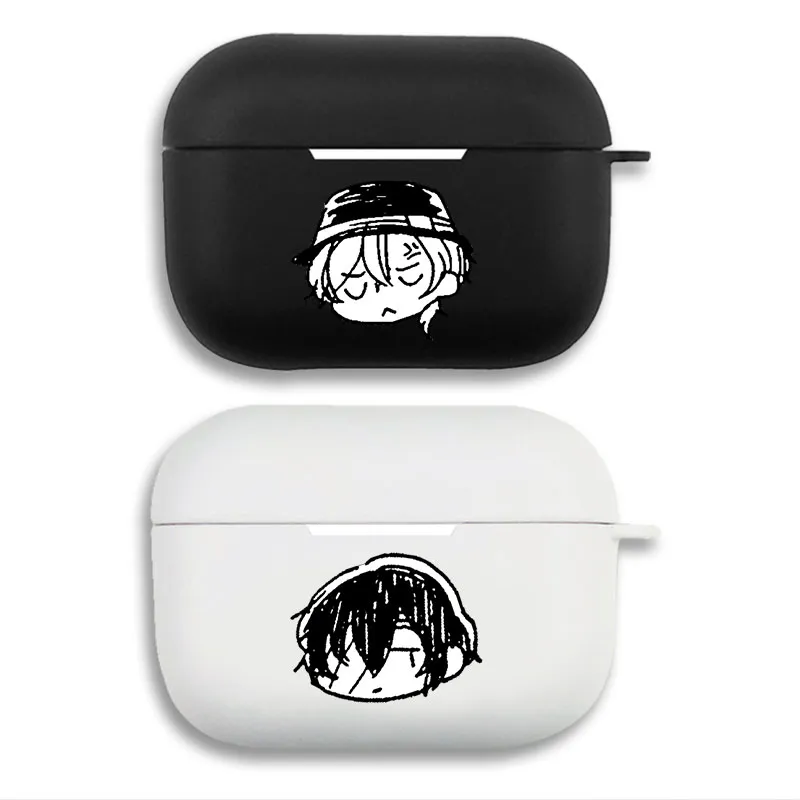 Bungo Stray Dogs Chibi Dazai & Chuuya — Anime Manga Graphic Print Matte Silicone AirPods Case