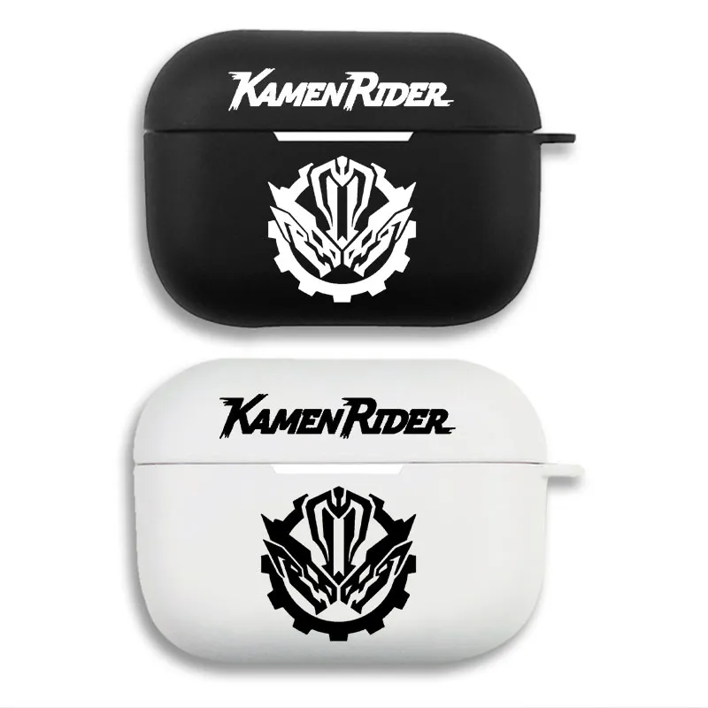 Kamen Rider Build Cross-Z Logo Anime Graphic Print Matte Silicone AirPods Case