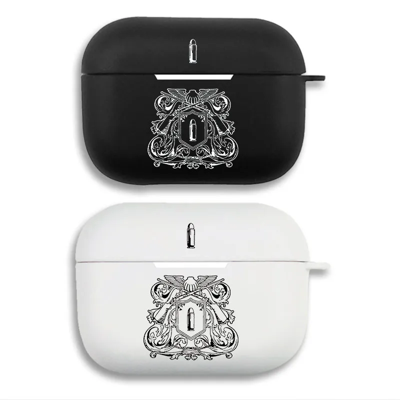 Katekyo Hitman Reborn Vongola Family Crest Logo Graphic Print Matte Silicone AirPods Case