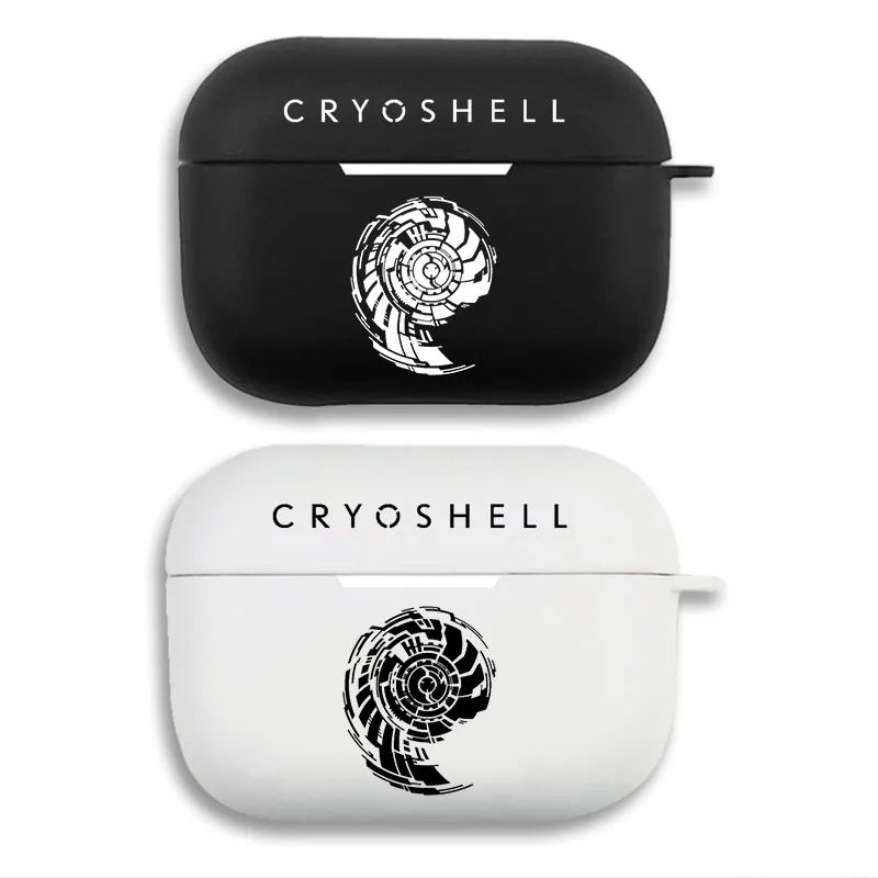 Cryoshell Band Logo Rock Music Graphic Print Matte Silicone AirPods Case