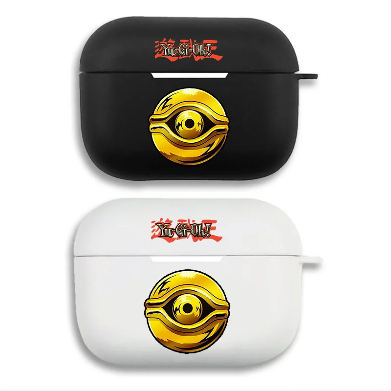 Yu-Gi-Oh Millennium Eye Logo Graphic Print Matte Silicone AirPods Case