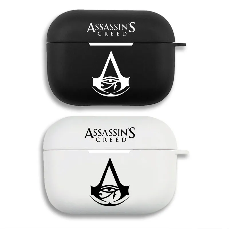 Assassin's Creed Origins Logo Graphic Print Matte Silicone AirPods Case