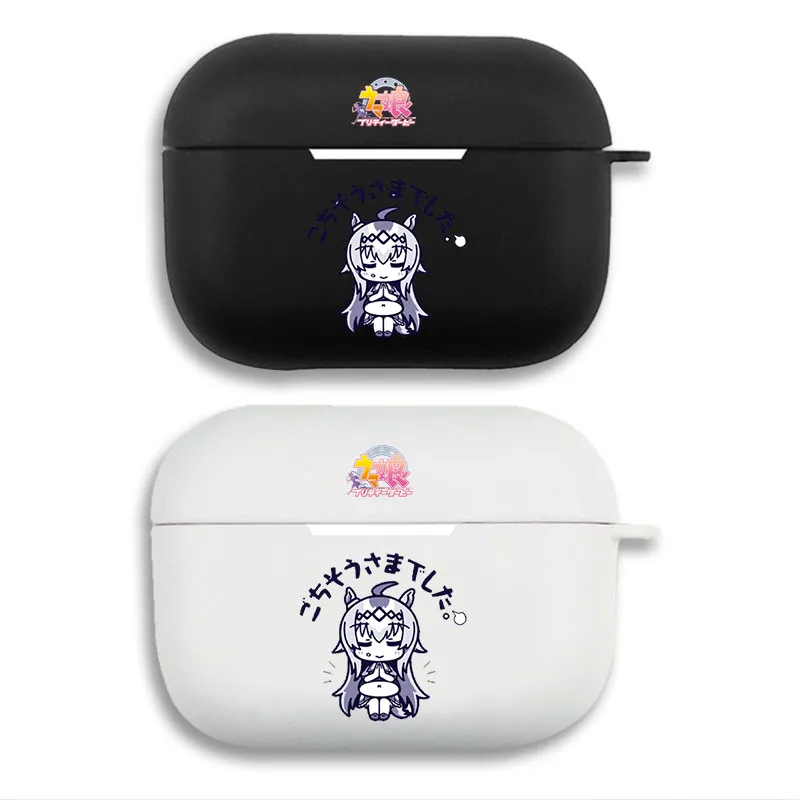 Umamusume PrAlien Visitorty Derby Oguri Cap Chibi Cute Graphic Print Matte Silicone AirPods Case