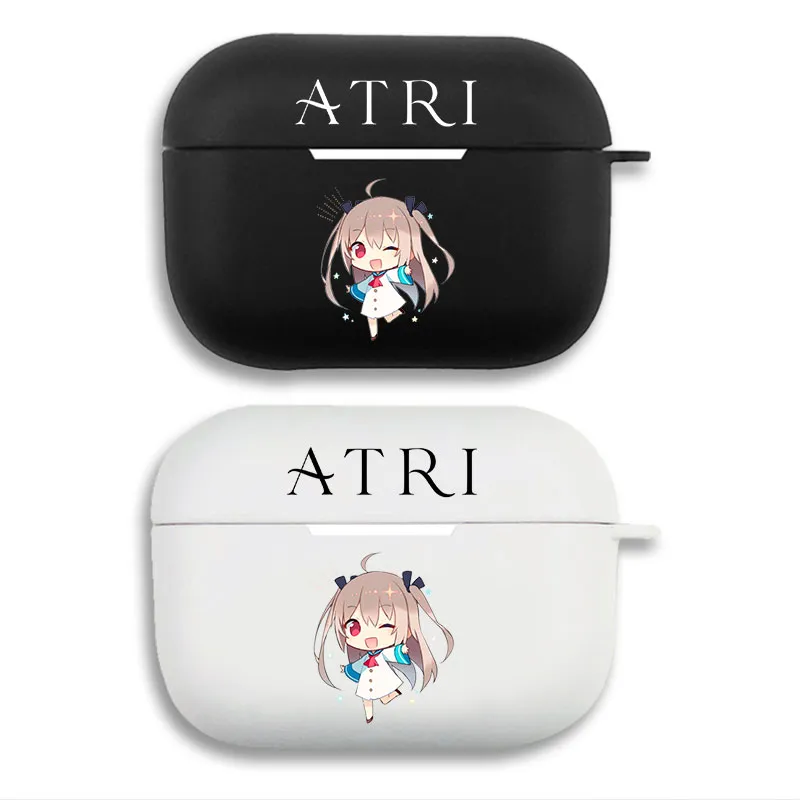 ATRI My Dear Moments Chibi Anime Graphic Print Matte Silicone AirPods Case