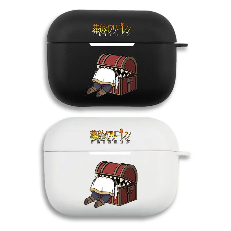 Frieren Mimic Chest Funny Anime Graphic Print Matte Silicone AirPods Case