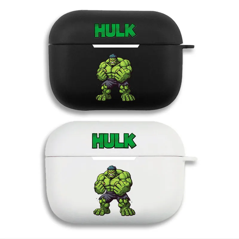 Hero Comic Incredible Hulk Comic Graphic Print Matte Silicone AirPods Case