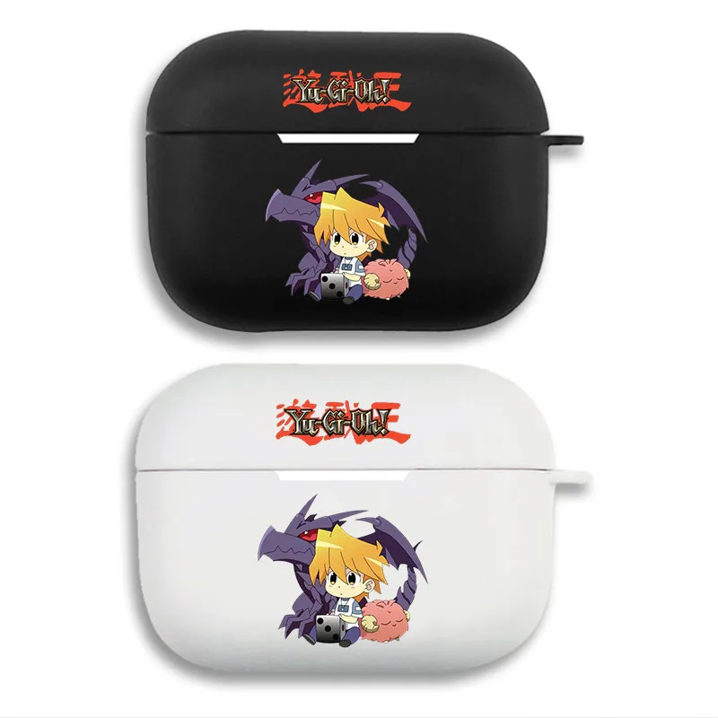 Yu-Gi-Oh! Joey Wheeler Chibi Anime Graphic Print Matte Silicone AirPods Case