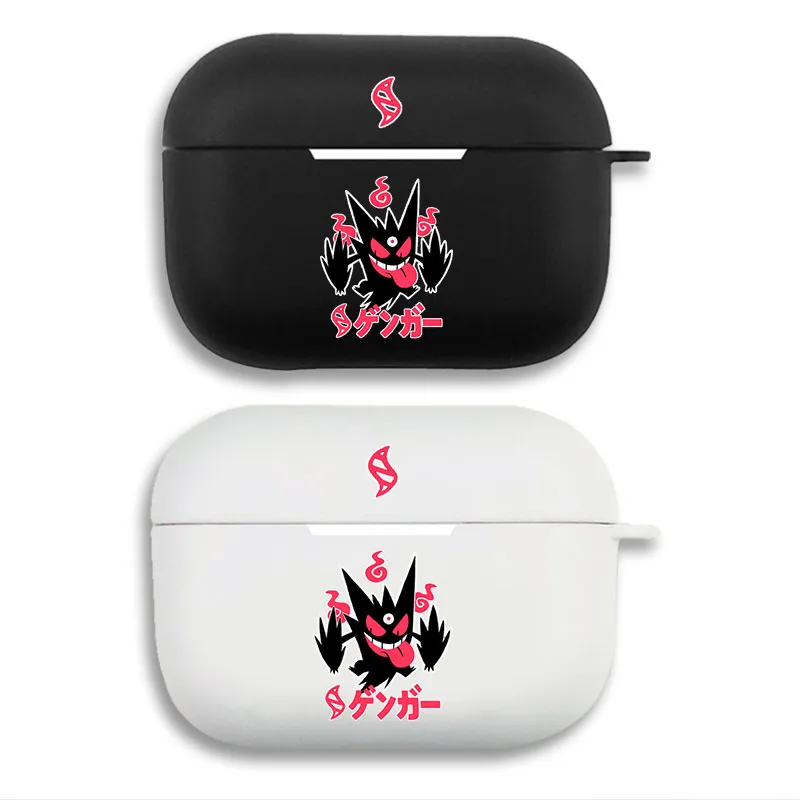 Creature Collection Mega Gengar - Cool Chibi Anime Graphic Print AirPods Case