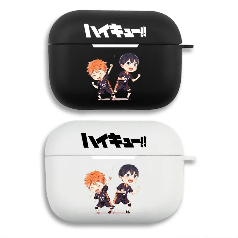 Haikyuu Shoyo Hinata and Tobio Kageyama - Chibi Anime Graphic Print AirPods Case