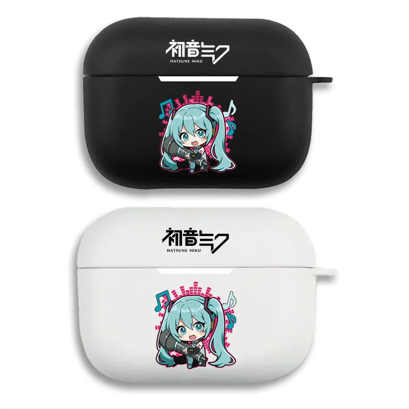 Vocaloid Star - Cute Chibi Vocaloid Music Notes Logo Print Matte AirPods Case