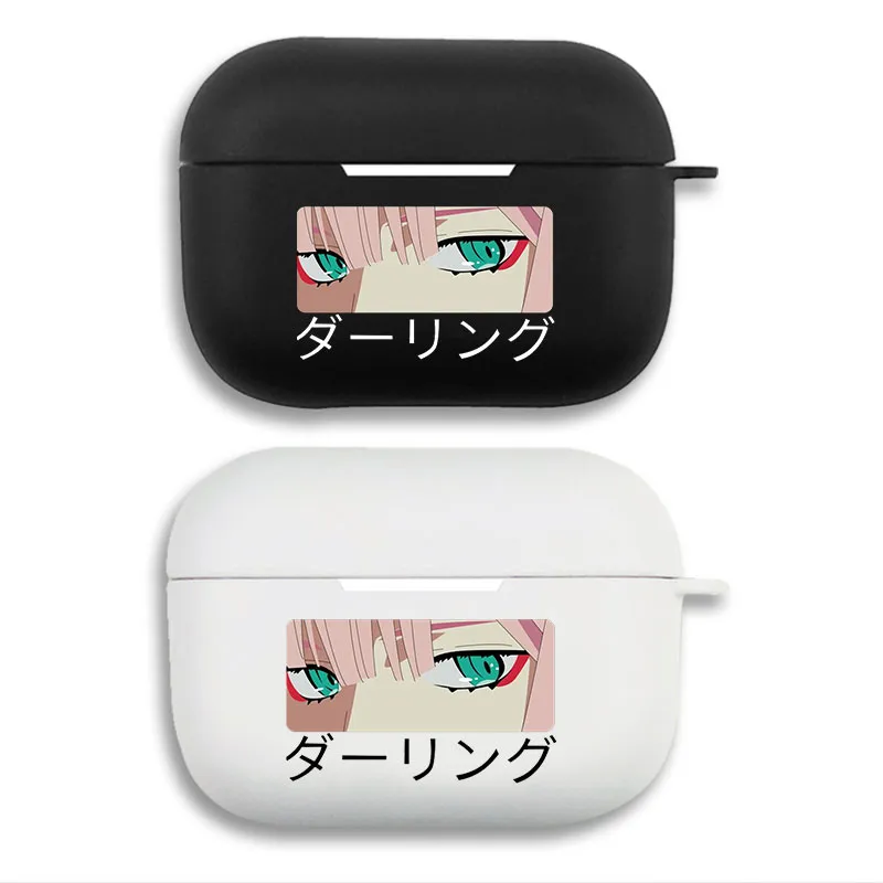 Darling in the Franxx - Zero Two Anime Eye Panel Graphic Print Matte AirPods Case