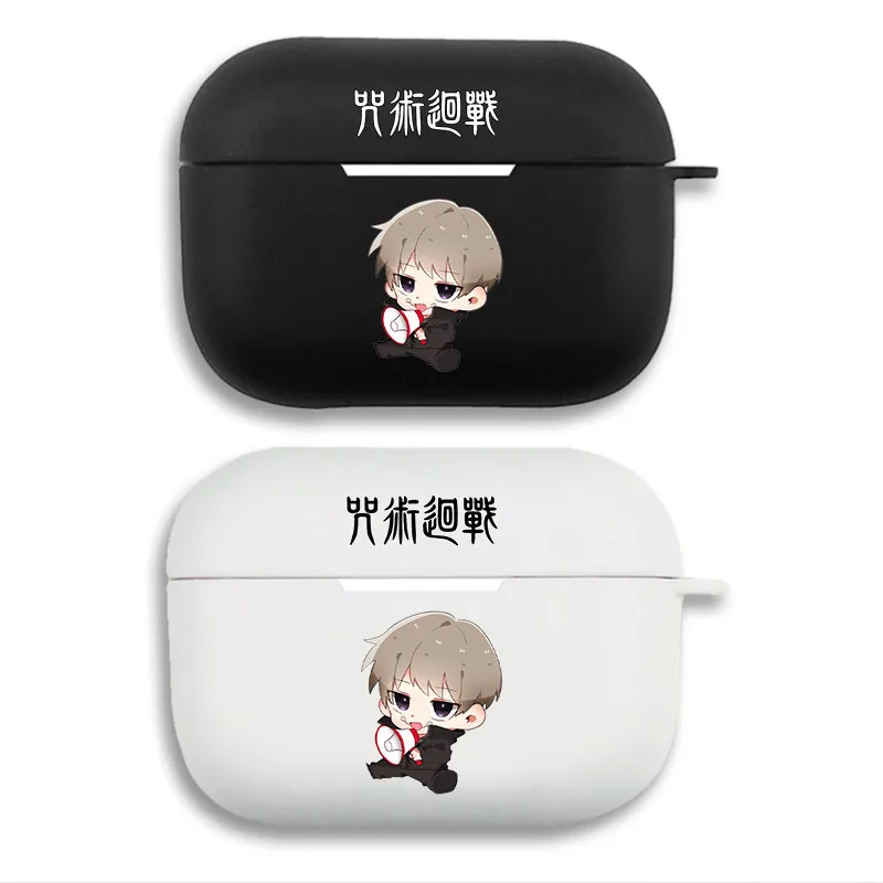 Curse Exorcist - Toge Inumaki Megaphone Cute Chibi Anime Logo Matte AirPods Case
