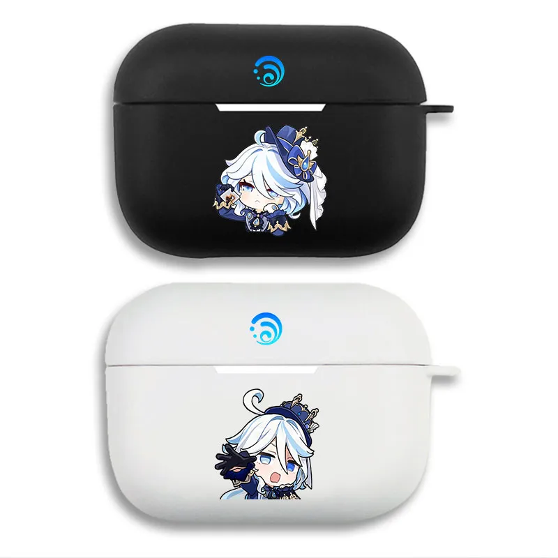 Original God - Furina Hydro Element Cute Chibi Graphic Print Matte AirPods Case