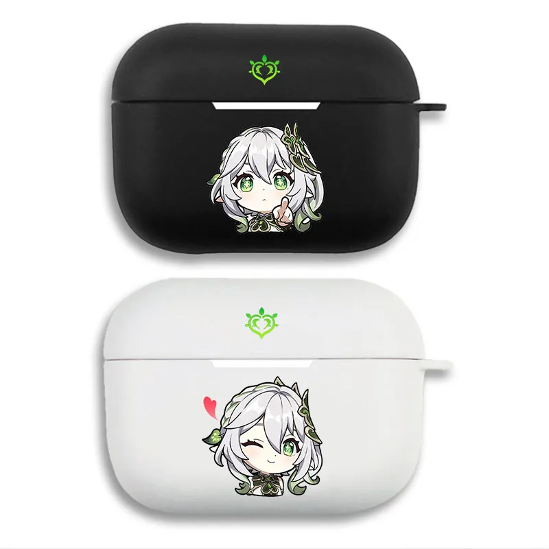 Original God - Nahida Dendro Element Cute Chibi Graphic Print Matte AirPods Case