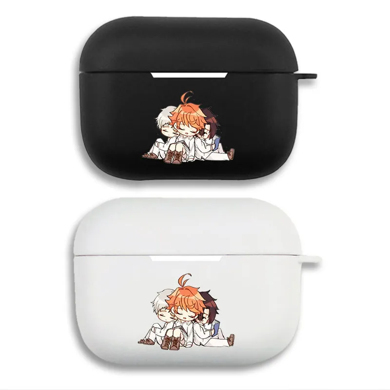 The Promised Neverland - Emma Norman Ray Chibi Graphic Print Matte AirPods Case