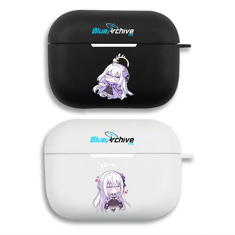 Blue Archive - Azusa Cute Chibi Graphic Print Matte AirPods Case