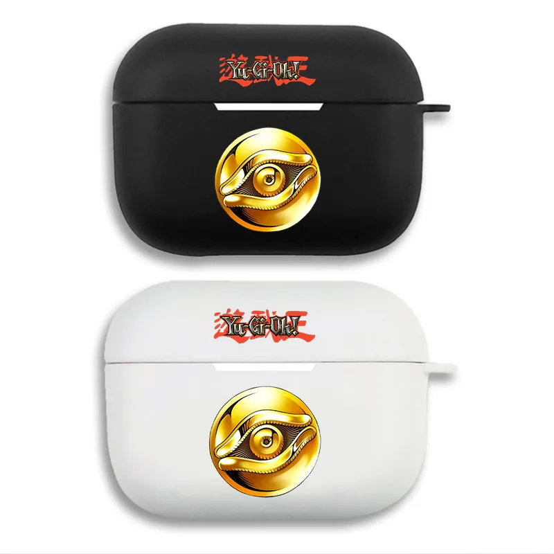 Yu-Gi-Oh! Millennium Eye Emblem Graphic Print Matte Silicone AirPods Case