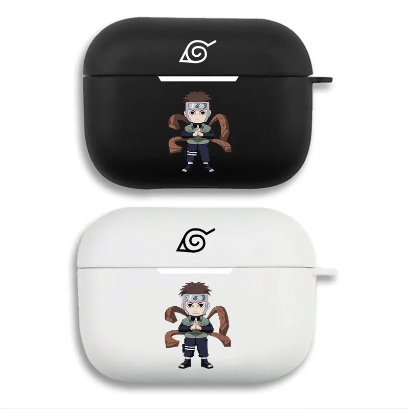Ninja Anime Yamato Wood Style Jutsu Cute Chibi Print Matte Silicone AirPods Case