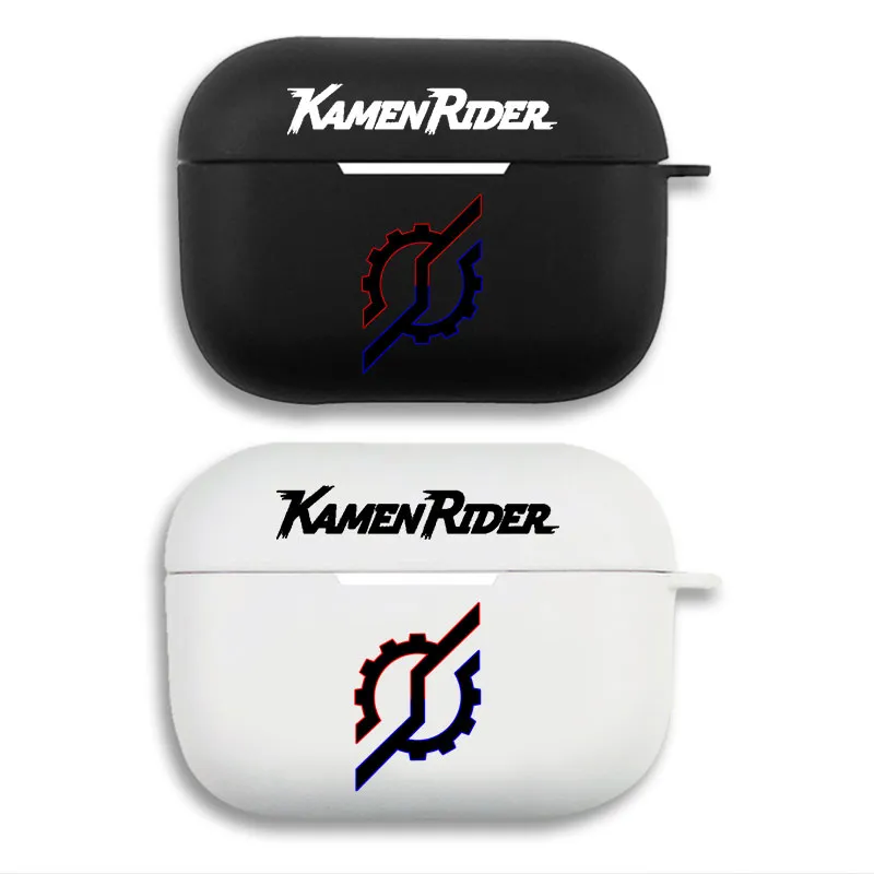 Kamen Rider Build RabbitTank Symbol Logo Print Matte Silicone AirPods Case