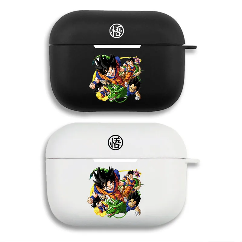 Ki Fighter Z Goku VegAlien Visitora Gohan Team Print Matte Silicone AirPods Case