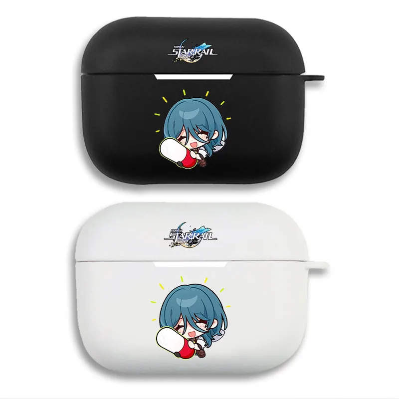 Original God Natasha Cute Chibi Print Matte Silicone AirPods Case