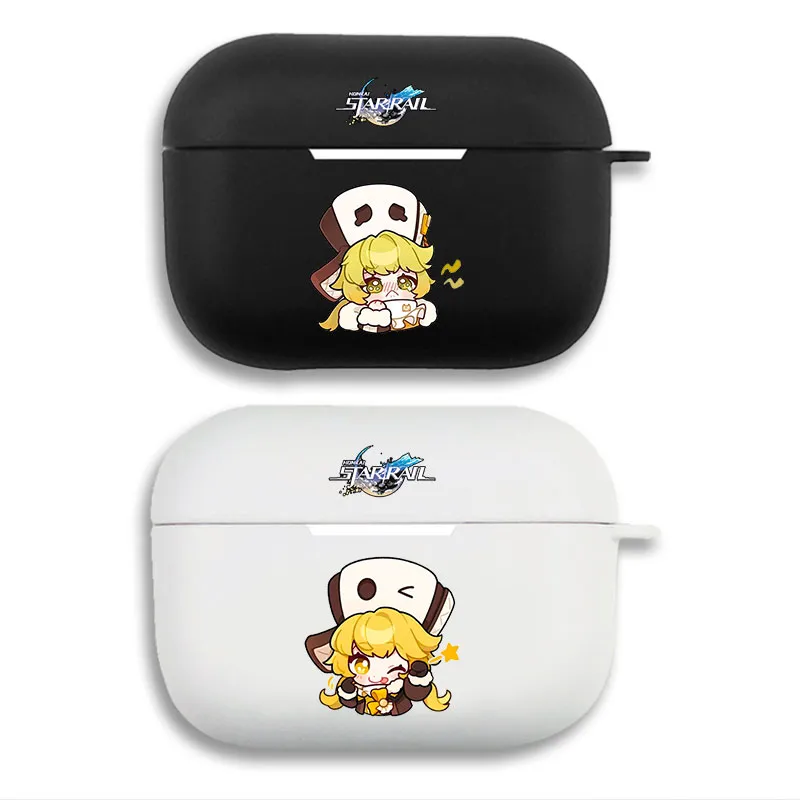 Original God Hook Cute Chibi Print Matte Silicone AirPods Case