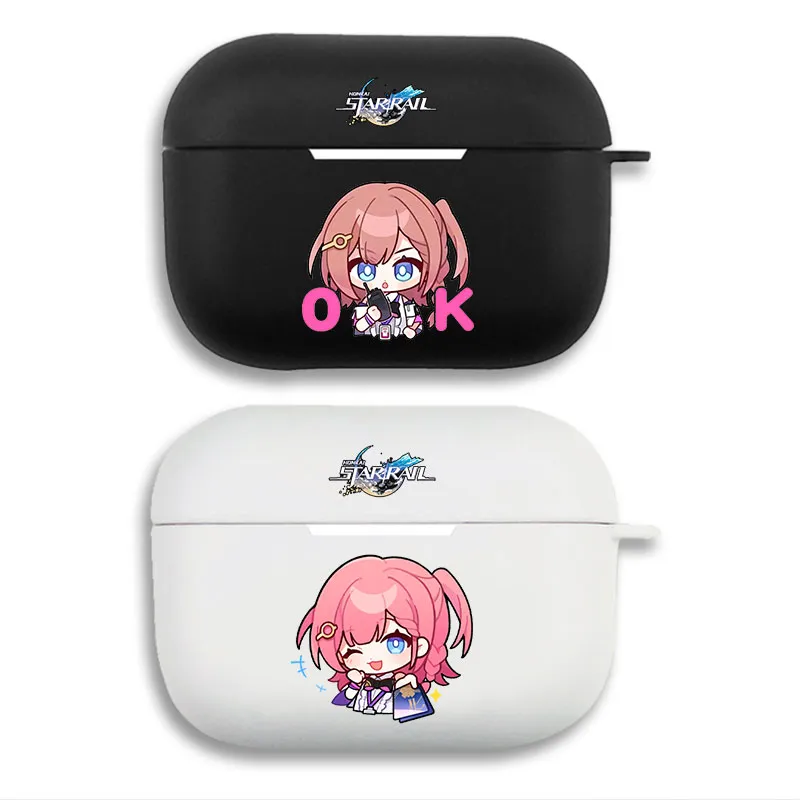Original God Asta — Cute Chibi Character OK Graphic Matte Soft Silicone AirPods Case