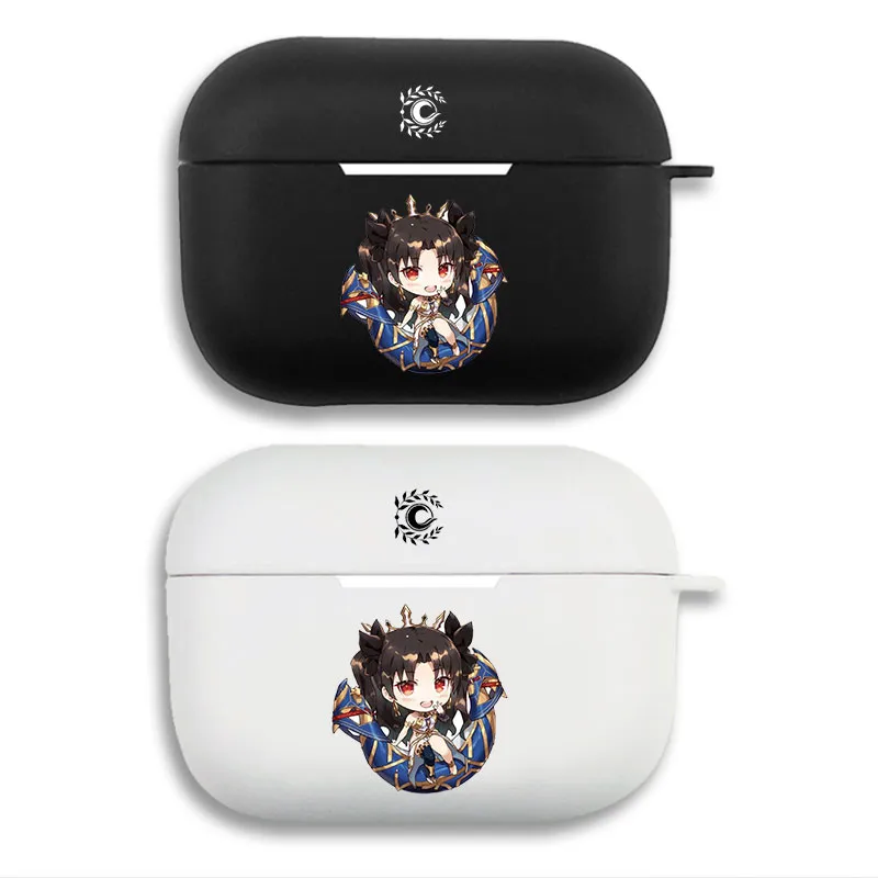 Fate Grand Order Ishtar — Rin Tohsaka Goddess Cute Chibi Graphic Matte Soft Silicone AirPods Case