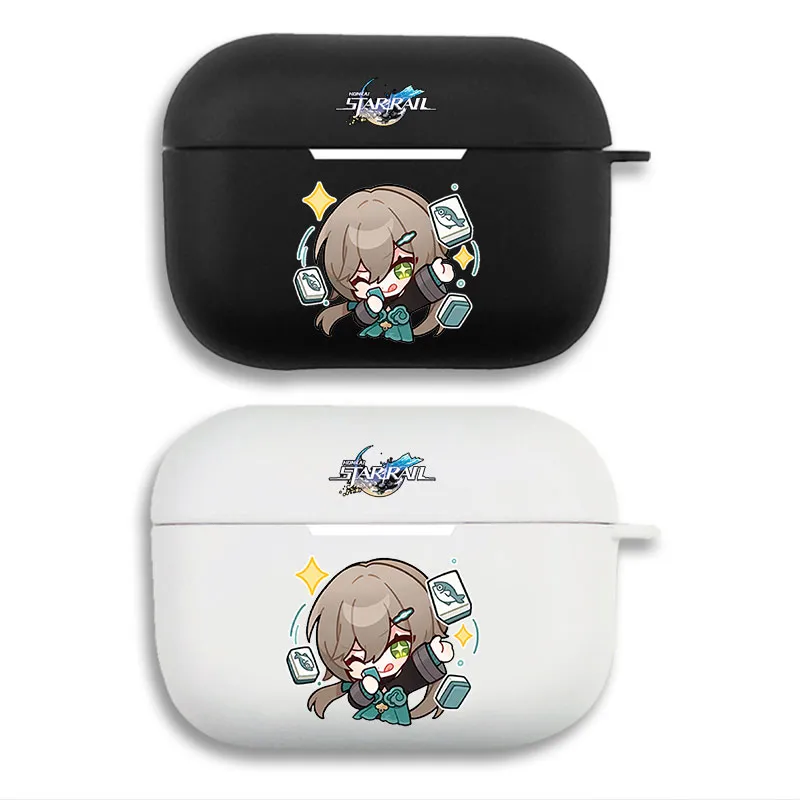 Original God Qingque — Mahjong Tiles Cute Chibi Graphic Matte Soft Silicone AirPods Case