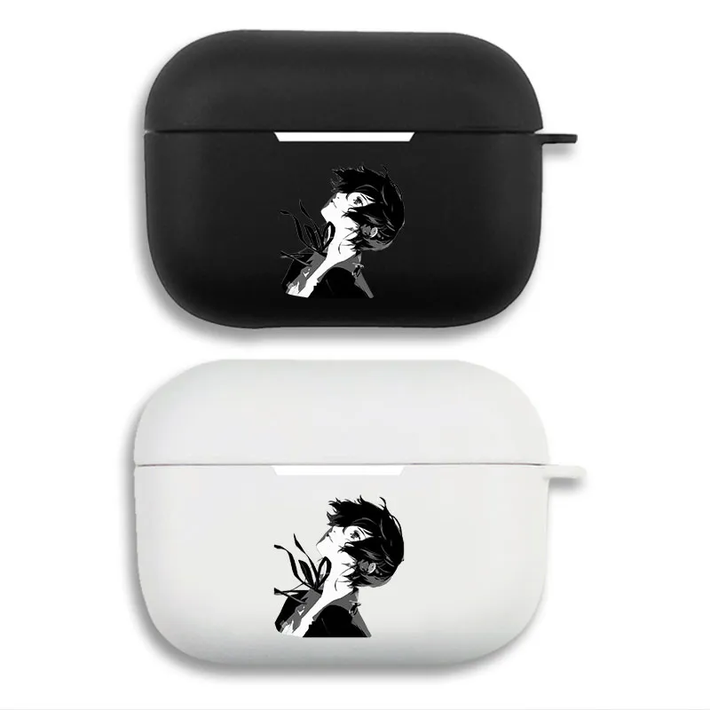 Bungo Stray Dogs Ryunosuke Akutagawa — Anime Character Graphic Matte Soft Silicone AirPods Case
