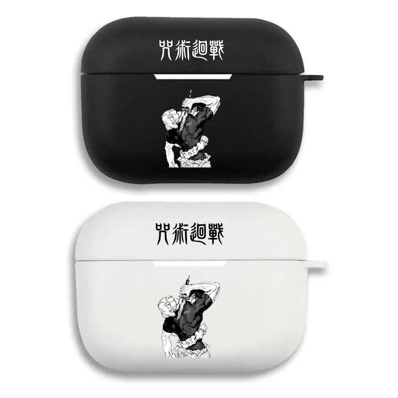 Curse Exorcist Toji Fushiguro — Inverted Spear of Heaven Graphic Matte Soft Silicone AirPods Case