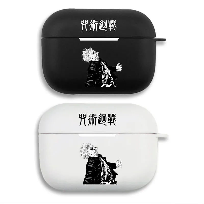 Curse Exorcist Gojo Satoru — Honored One Anime Graphic Matte Soft Silicone AirPods Case