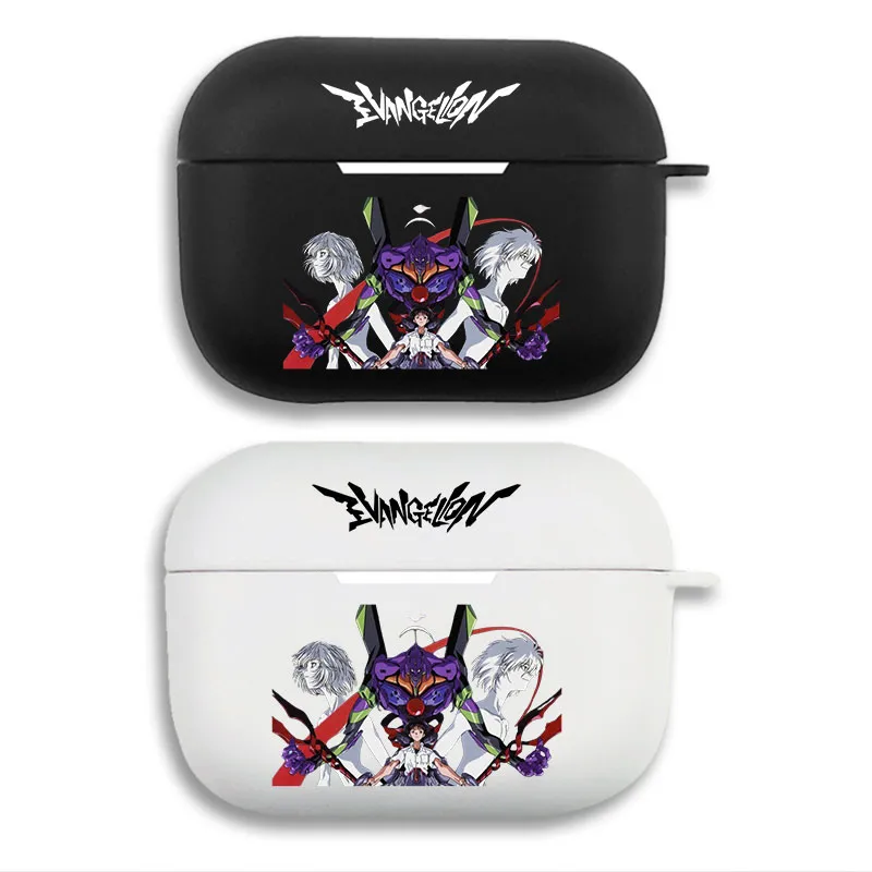 EVA Anime — Unit-01 and Pilot Shinji Rei Kaworu Matte Soft Silicone AirPods Case