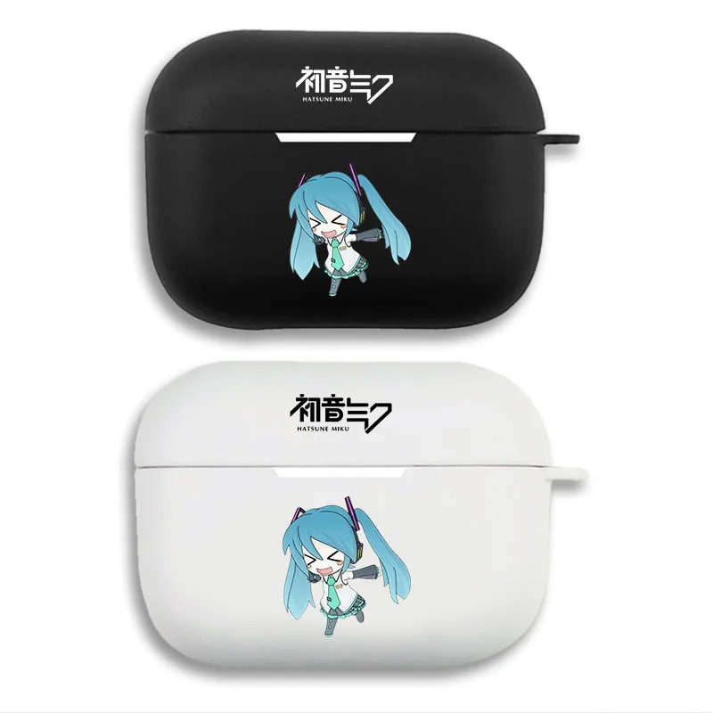 Vocaloid Star Chibi Anime Protective AirPods Case - Matte Split Silicone Cover