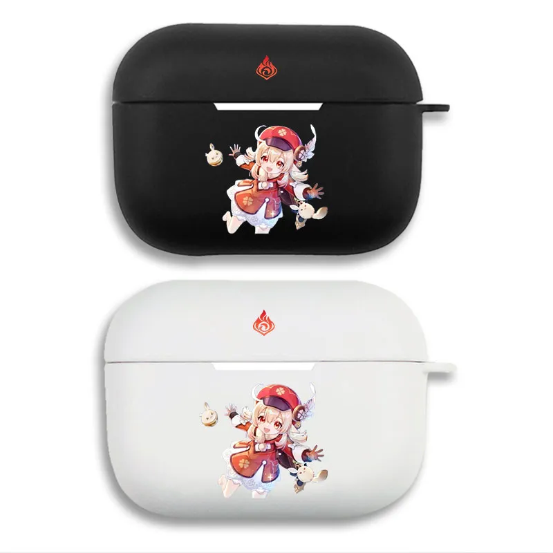 Original God Klee Cute Chibi Pyro Matte Silicone AirPods Case