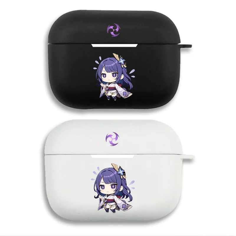Original God Raiden Shogun Cute Chibi Electro Matte AirPods Case