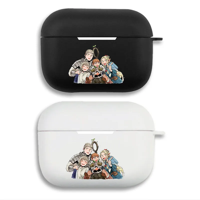Delicious in Dungeon Laios Party Group Portrait Matte Silicone AirPods Case